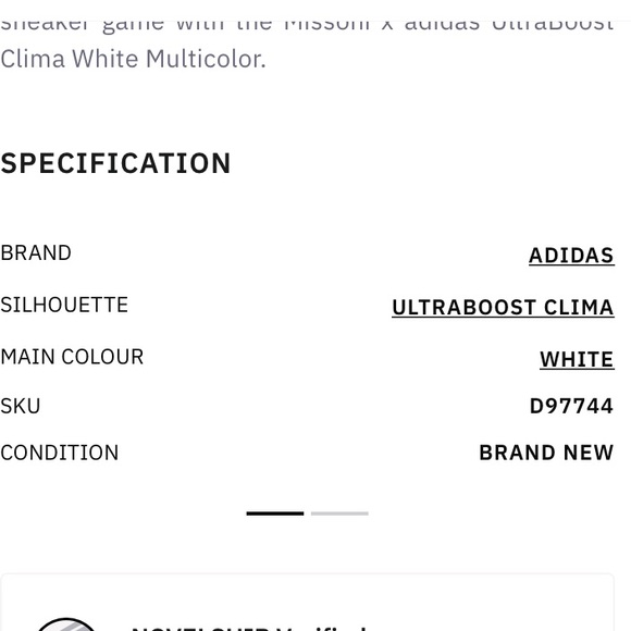 Adidas x missoni ultraboost unisex women’s size 8 - Picture 6 of 12